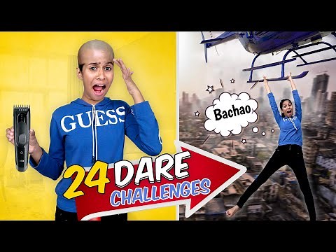 EXTREME 24 HOURS 24 DARES CHALLENGE | Pari's Lifestyle