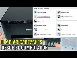 Cómo LIMPIAR CABEZALES de Impresora EPSON desde un COMPUTADOR/Epson L3150/3110/1250