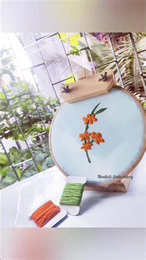 Easy Embroidery stitches//Needle&Embroidery//short