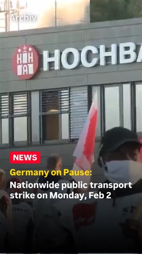 Study in Germany 🇩🇪 on Instagram: "🚨 Germany on Pause: Nationwide Public Transport Strike on Feb 2 (Monday) 🚨 Public transport across Germany is expected to face a near-complete shutdown on Monday following a nationwide strike call by the ver.di trade union. Nearly 100,000 workers from around 150 municipal transport and bus companies are set to walk off the job, affecting buses, trams, U-Bahn, and local transport services in many regions. 🚍 Who will be affected: Most German states, includin