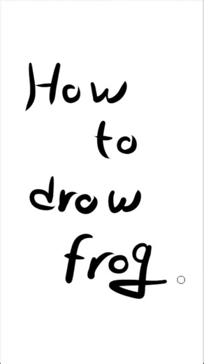 how to draw frog #art #drawing #digitalart #tutorial #sketch #frog #reels #viral