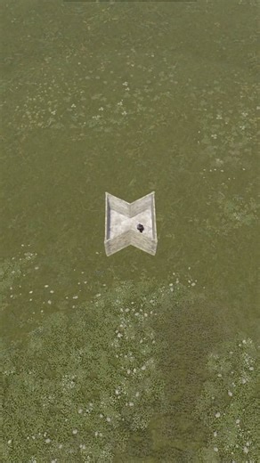 SOLO STARTER BASE! 😳🔥 Early Wipe Beast Build #rust #rustgame #rustbasebuild #shorts