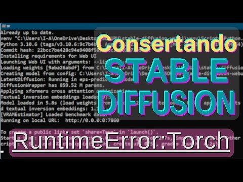 Arrumando erro SKIP TORCH no Stable Diffusion