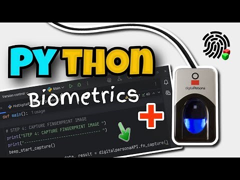 Python Biometric Integration with Enterprise HID DigitalPersona 4500 - Finger image Capture DEMO