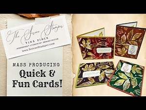 Quick & Easy Cards using 3 Techniques | One Sheet Wonder, Smackdown & Magical (Reverse) Embossing