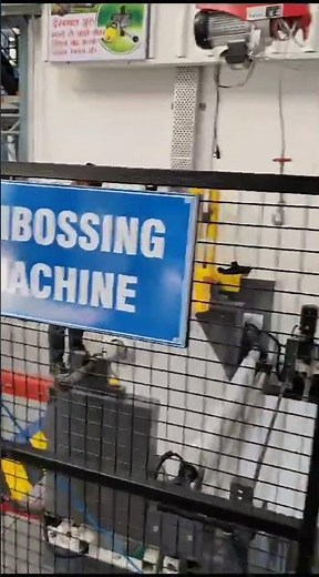 LDPE EMBOSSING MACHINE