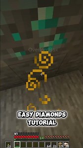 Easy Diamonds in Minecraft Tutorial 💎😎 #minecraft