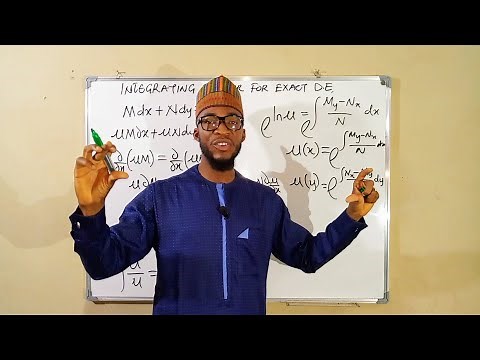 How to Obtain Integrating Factor for an Exact Differential Equation.