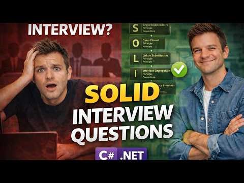 SOLID Principles Interview Questions & Answers in C# | Crack .NET Interviews | Complete Guide