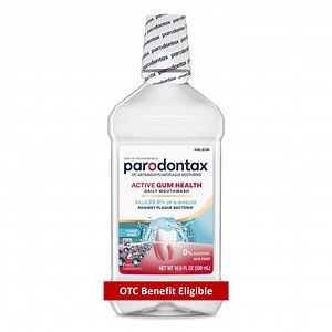 Parodontax Active Gum Health Mouthwash, Clear Mint, 16.9 Fl Oz, for Adults