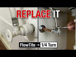 How to Replace a Push-Pull FlowTite Sink Water Supply Valve (Before It FLOODS Your House)