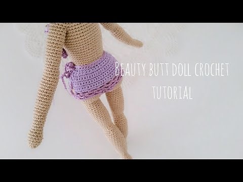 Realistic crochet doll body / DOLL BUTT CROCHET