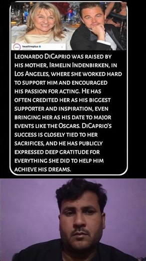 The Real Story of Leonardo DiCaprio’s Mother#hollywoodstories#shortsfeeds#Shorts