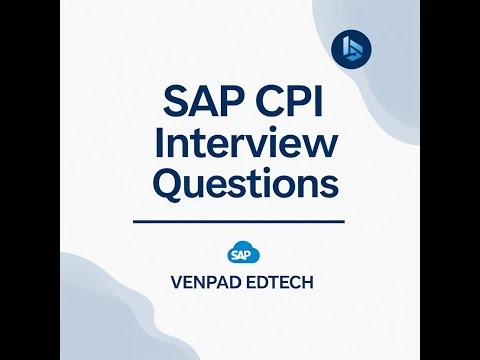 Basic SAP CPI (Cloud Platform Integration) interview questions and answers