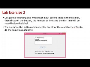 C# Windows Forms: Count Lines and Get First Line from TextBox