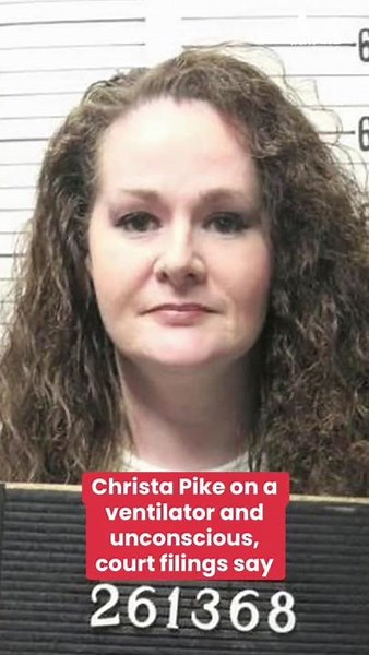 Christa Pike on a ventilator and unconscious