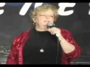 Mrs Hughes stand-up comedy routine