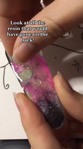 This vid shows what the glue is for so well! #resin #satisfying #visualstim #oddlysatisfying #resincrafts #doming #gluepeeling #resintips #wearppe