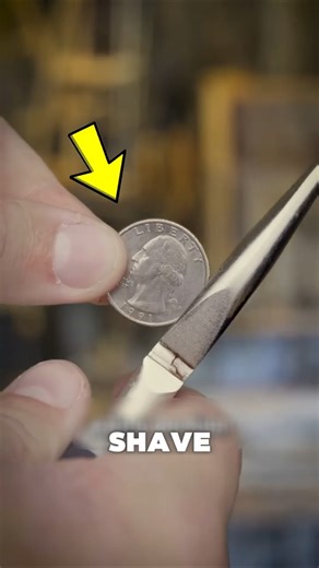 The real reason coins have ridged edges🪙 😱