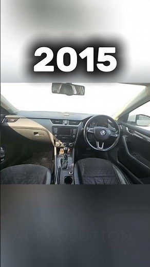 Evolution of skoda Octavia interior(2001/2026)#skoda #skodaoctavia #interior #evolution#viral #short