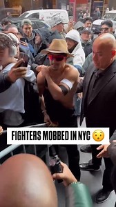 7.8K views · 275 reactions | No doubt the fans are loving this fight card! Arrivals to press conference in Times Square! Watch the press conference LIVE now on @ringmagazine socials! | Supreme Boxing | Facebook