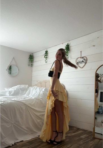 Butter Yellow Dress for Summer by Lucy in the Sky