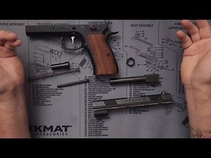 CZ 97B chambered in 45acp disassembly.