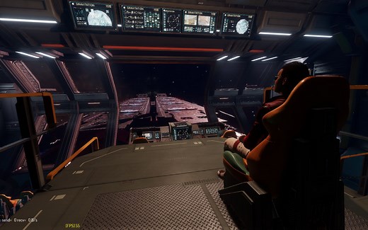 精英危险 Elite Dangerous 奥德赛更新 航母内构及航母跳跃舰桥视角