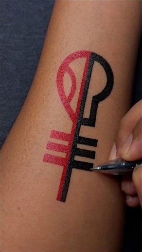 Trench Symbol 🔥Tattoo | Twenty One Pilots Gel Pen Art ……#tattoo #art #tattooartist