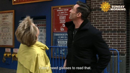 Actor Hugh Jackman, known as much for his work in film as his performances on stage, talks to Jane Pauley about his love for Broadway, starring in the Broadway production of The Music Man on Broadway and more, this #CBSSunday. | CBS Sunday Morning