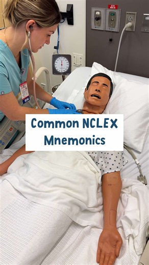 Common NCLEX Mnemonics for Nursing Students