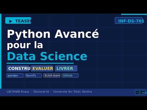 Teaser — Python Avancé pour la Data Science