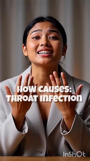 Throat Pain Explained in 60 Seconds (3D Animation)” Antibiotics Work ? #shorts #ytshorts #trending