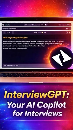 InterviewGPT Demo: Your AI Copilot for Interviews