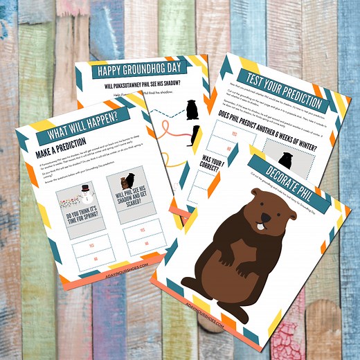 Groundhog Day Worksheets and Activities (Free PDF)