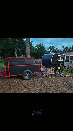 One of my DIY overland trailers built from a utility trailer #camping #diyprojects