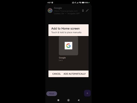 Android: Secure Browser - Web 2 App