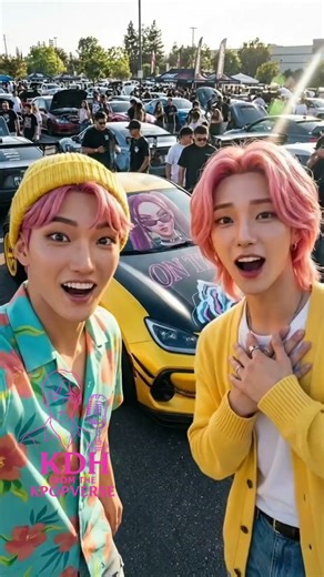 Saja Boys with their Huntrix Bias Luxury Cars?! 🚗 Viral K-pop Demon Hunter Short