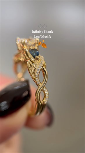 1.5K views · 22 reactions | Bold Gold and Vintage✨A perfect fit for the 2025 wedding season. #trends #RingGoals #threestonering #sapphire #bluesapphire #ringshopping #proposalring #customengagementring #vintageinspired #vintageengagementring | Joseph Jewelry | Facebook