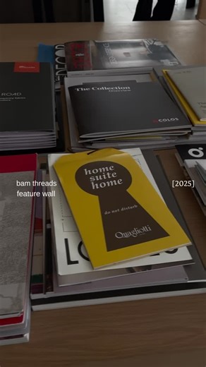 bam. on Instagram: "✨ Bam Threads — a closer look at the craft and the quiet intention shaping our studio’s feature wall."