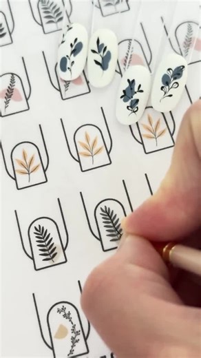 Nail Art Practice Sheets | Training Cards for Nail Artists | Printable Templates | Manicure Drawing - Etsy