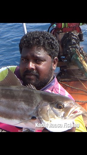 Amberjack Fish & Rainbow Runner fish fishing in deep sea | Kadal Raasa Fishing
