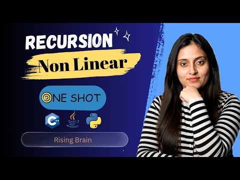 Master Non-Linear Recursion in DSA 🔥 from brute force to advanced | Java | Python | C++