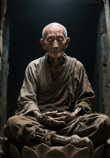 He turned his own body into a poison. 🧘‍♂️🪵 This isn't a myth. Between the 11th and 19th centuries, several monks in Japan successfully completed the process of self-mummification. By drinking toxic tea, they ensured that no bacteria or insects could consume them after death. They didn't see it as dying—they saw it as a permanent state of meditation. Is this the ultimate show of willpower, or something darker? 👇 #uniquefacts #history #japan #darkhistory #mystery #sokushinbutsu #darkwhispers #