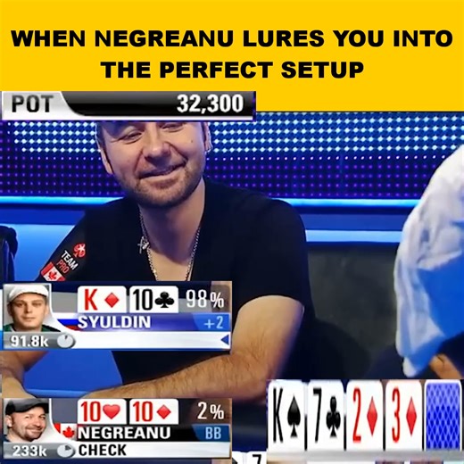 WHEN NEGREANU LURES YOU INTO THE PERFECT SETUP | Tari tari