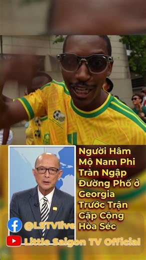 Người Hâm Mộ Nam Phi Tràn Ngập Đường Phố ở Georgia Trước Trận Gặp Cộng Hòa Séc