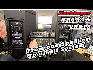 How to Connect Your Power Speakers, Mixer & Powered Subwoofer Harbinger VR-412 VRS-18