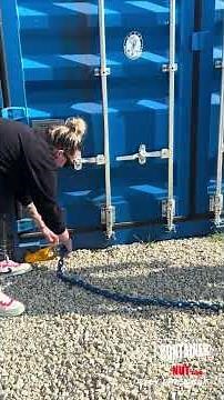 Shipping Container Chain Sling How To Video | Normal Speed
