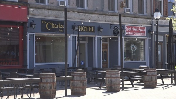 Owners of former Charles Inn hope to reopen, renovated, next April