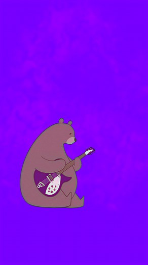 80s Animation Vibes with Bear